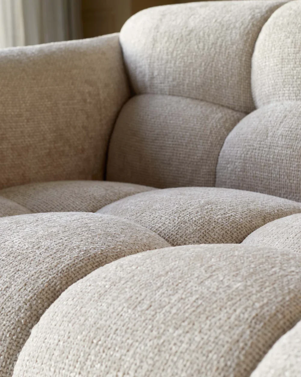 Ghế sofa 3 chỗ ngồi bằng vải tự nhiên Hayes - Ảnh 3