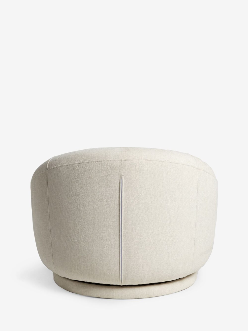 Ghế xoay Hague Brushed Weave Oyster Swivel Accent Chair, thiết kế tròn hiện đại, vải bền đẹp, phù hợp phòng khách và phòng ngủ.